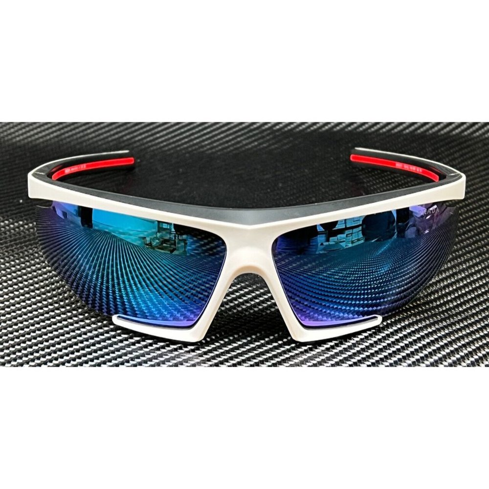 Prada White Rubber Men's Sunglasses - Picture 4 of 4